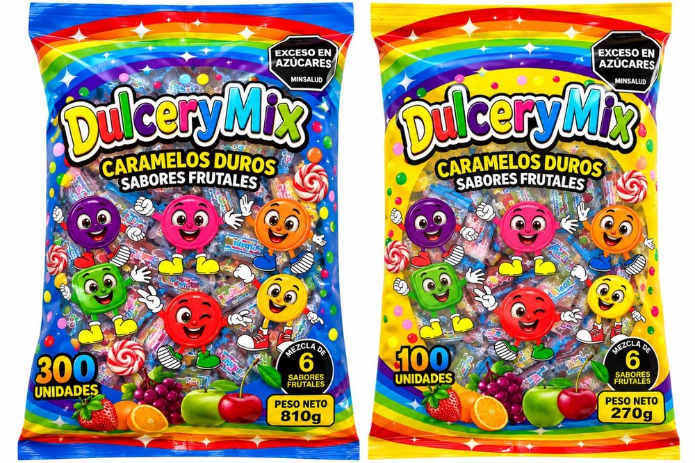 Bolsas de caramelos duros DulcerMix